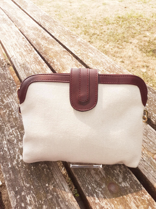 Sac bandoulière AUBERGINE