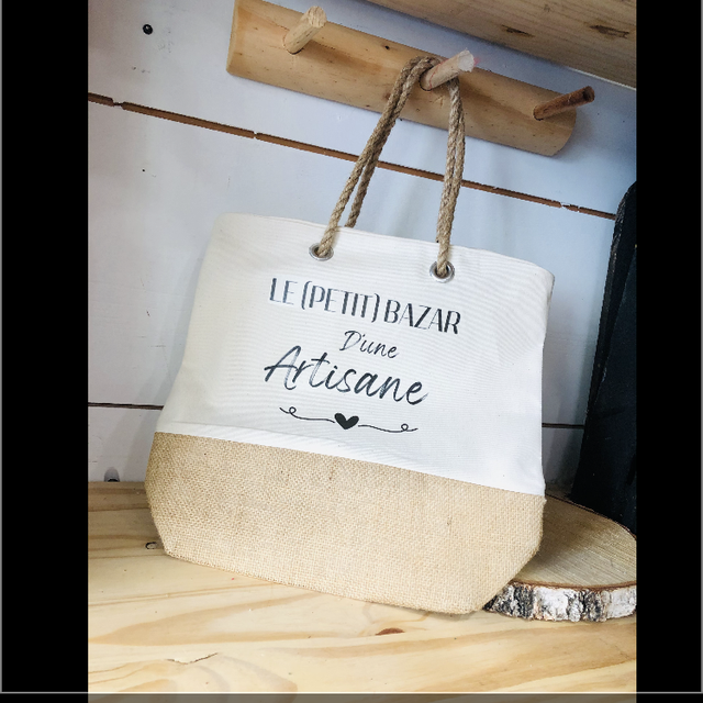Sac cabas le (petit) bazar d’une artisane