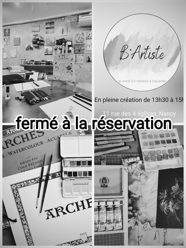 Le 3/2 vient t'initier à l'aquarelle, juste mélanger les couleurs et t'amuser 