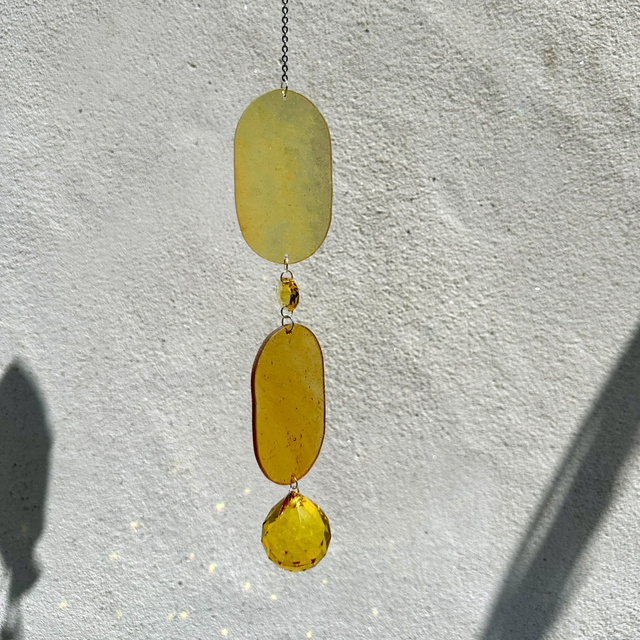 Attrape-soleil 2 pièces Tora (jaune)