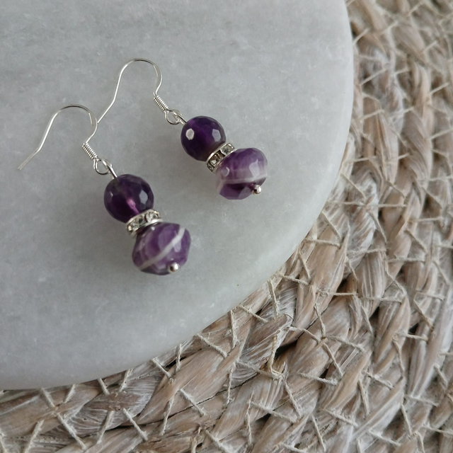 oorbellen Amethist (1.080)