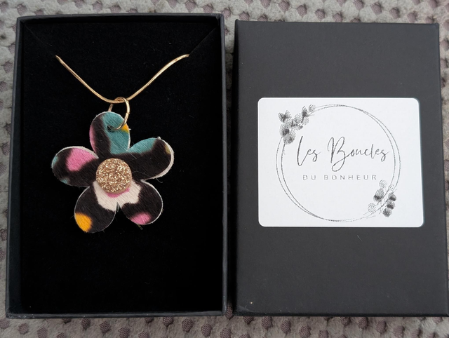 Collier Baby Marguerite Graou multicolore 