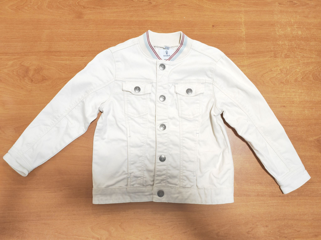 Blouson en jean crème en 4 ans