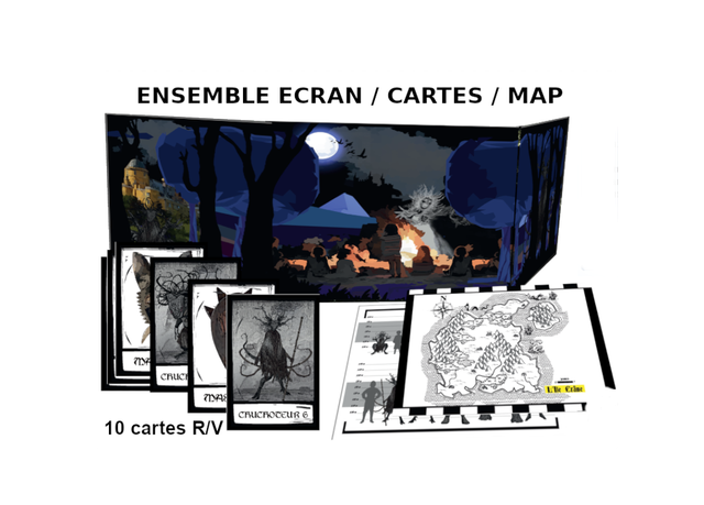 TheCaravan - pack Ecran/Cartes/Maps