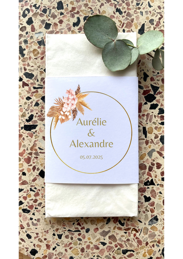 Étui à mouchoir &quot;Aurélie&quot; - Personnalisable