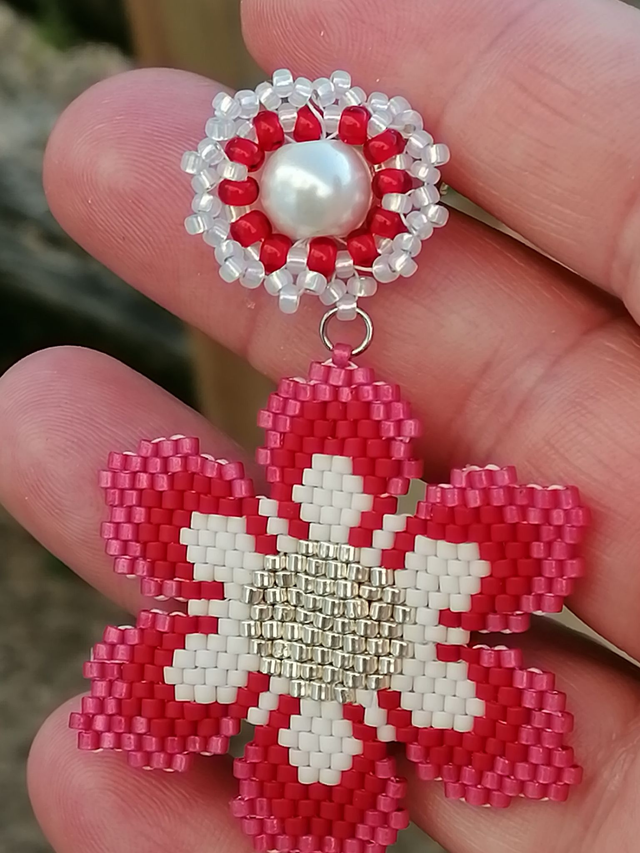 Boucles d'oreilles fleur