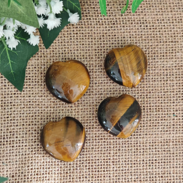 Cœur œil de tigre (30mm) 