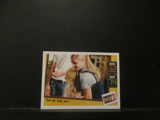 "Let Me Help You" - Quote Card High School Musical 3 Senior Year Original Trading Card