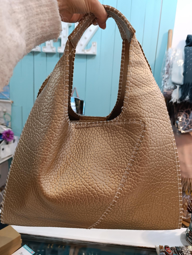 Bolso Shopper pespuntes