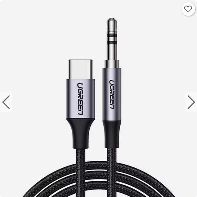 Ugreen Ljudkabel USB-C till 3,5mm 1m