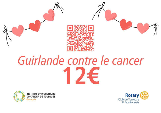 Guirlande pour l'Oncopole 