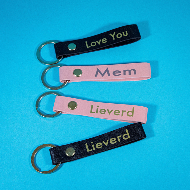 Sleutelhanger imitatieleer