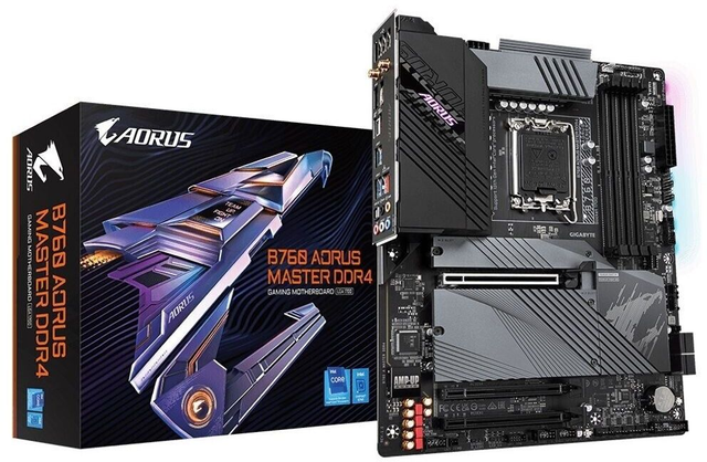 02.2.0072 – Scheda Madre Gigabyte B760 AORUS Master DDR4 – ATX gaming enthusiast per Intel 12ª/13ª/14ª Gen