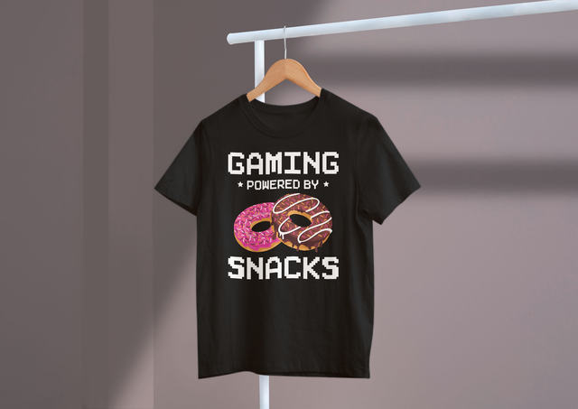 Gaming Powered By Snacks Gaming Humor Gamer Fuel Food Fun. Gaming Powered by Snacks Gaming Humor Gamer sorgen für Essensspaß
