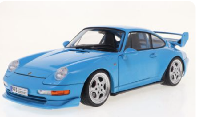 Porsche 911 993 Clubsport Solido 1:18 blau