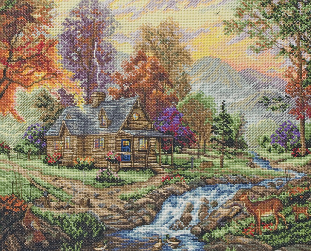 Mountain Retreat Anchor Maia by Thomas Kinkade 