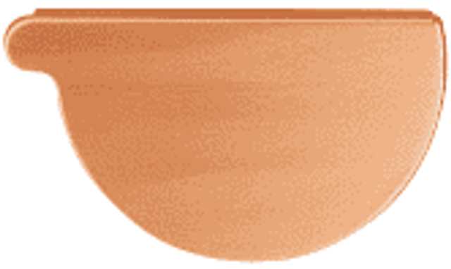 Cu Rinnenendstück geliefert und montiert