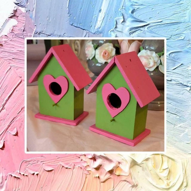 A Set Mini Bird Houses