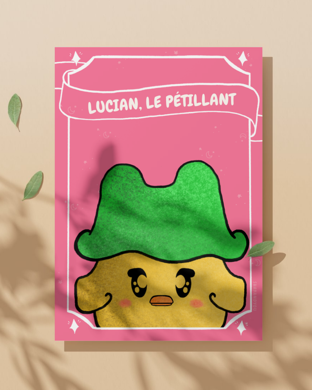 Lucian, le pétillant | Illustration A6