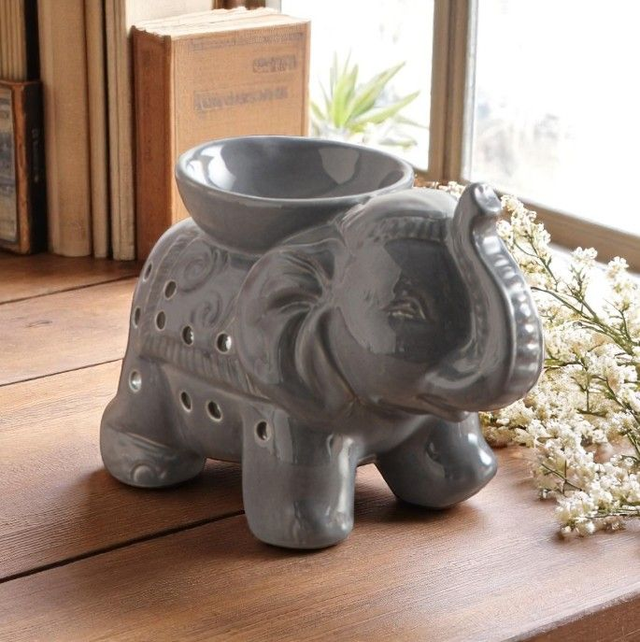 🐘 Brûle-parfum Tandor Gris