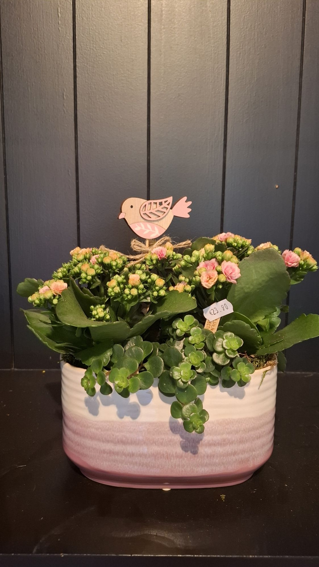 bloemstuk roze