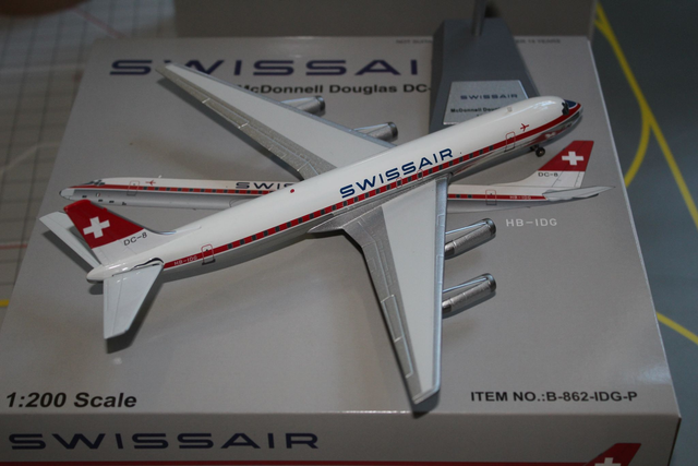   Swissair DC-8-62 (HB-IDG), 1:200