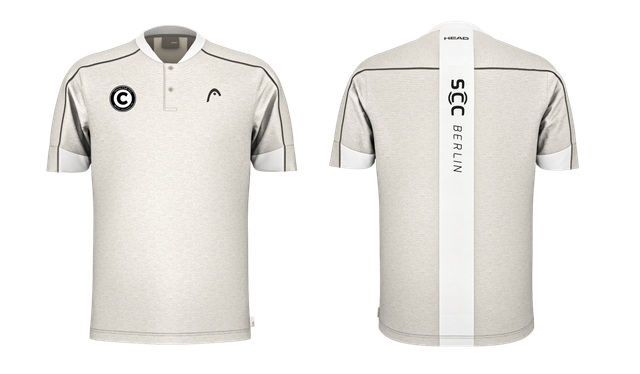 HEAD Play Tech Polo Shirt Men hellgrau