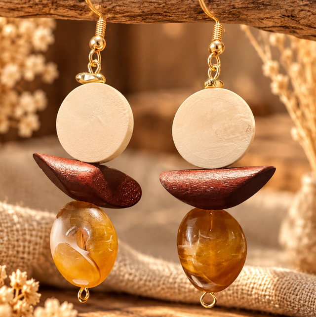 Boucles EVASION trio miel