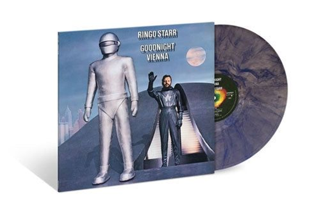 Ringo Starr - Goodnight Vienna - Import Psychedelic Waves Vinyl LP (Blue Vinyl)
