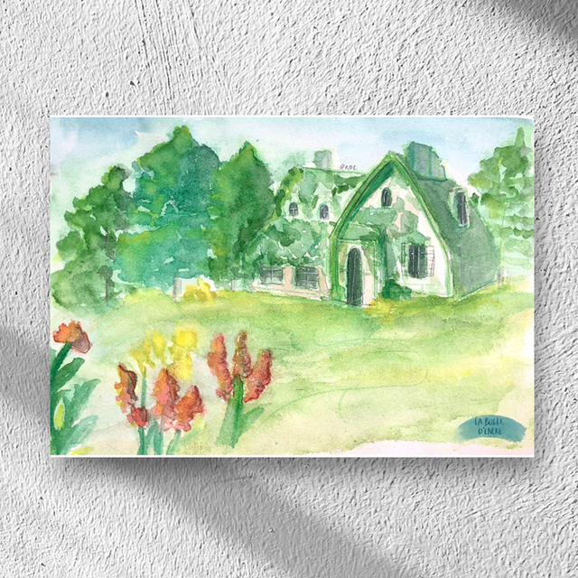 Illustration à l’aquarelle A4