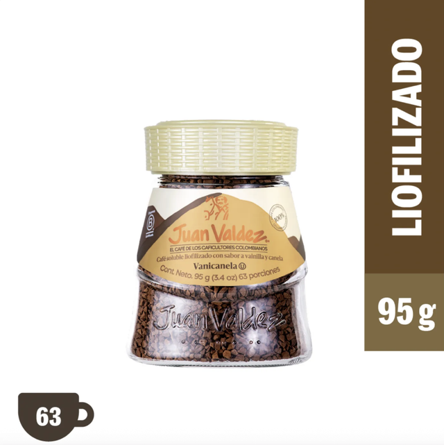 Café Liofilizado Vanicanela 95 g
