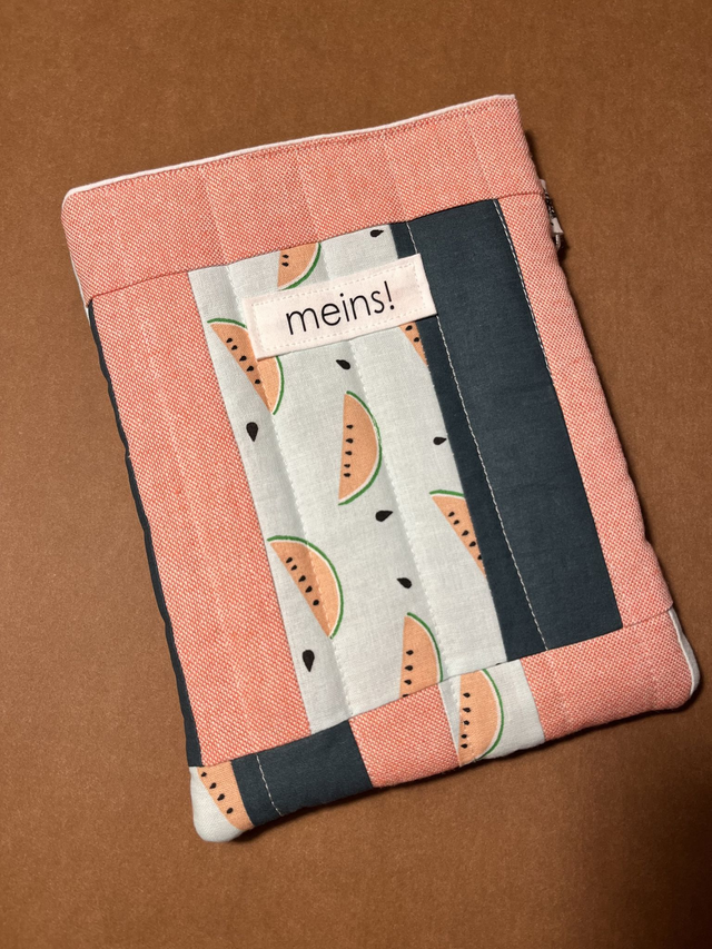 Patchwork Buchtasche S+ - für größere e-reader und kleine Bücher