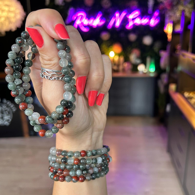 Bloodstone 6mm Bracelet