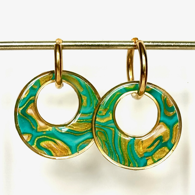 Créoles « Mamba vert » 