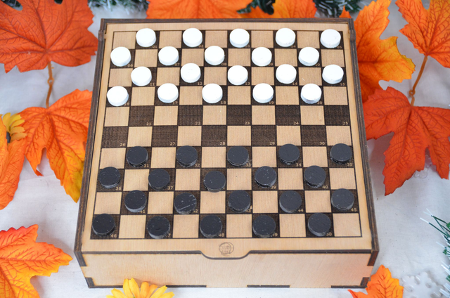 Jeu de dames (petit format)