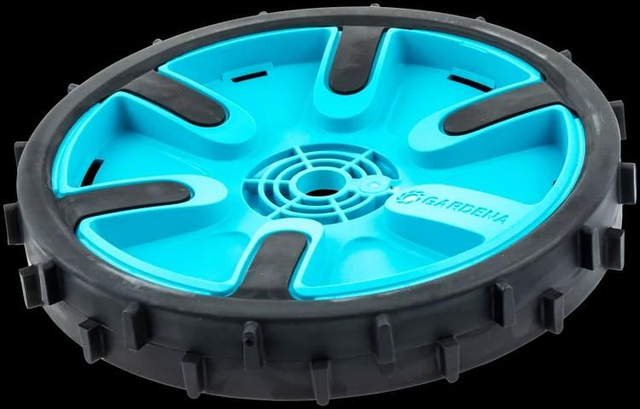 Roue avec enjoliveur pour tondeuse robot Gardena