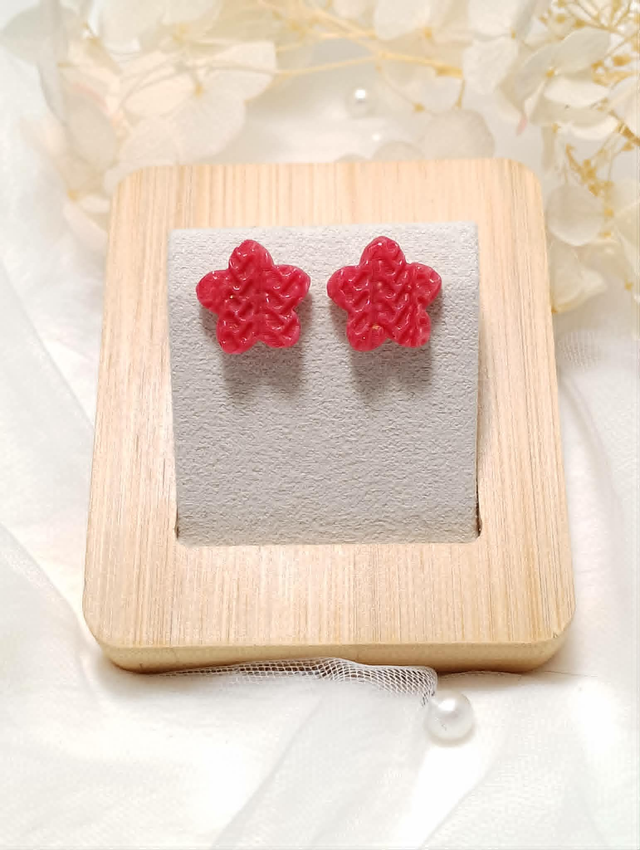  Boucles d'oreilles "Fleur Étoilée"