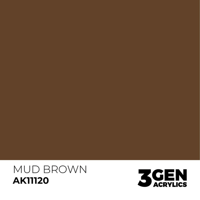 3rd Gen. Acrylics 120 Mud Brown