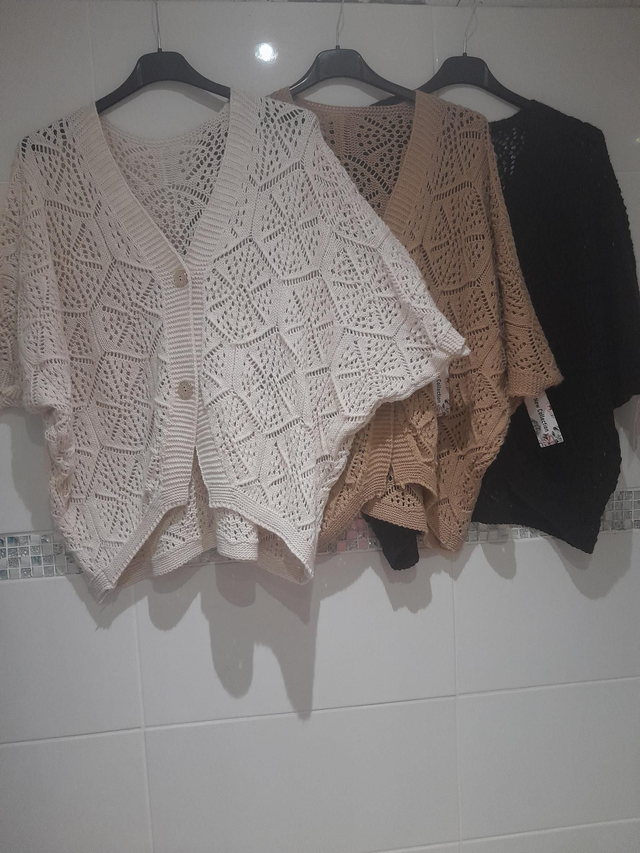 Gilet maille manche chauve-souris souris