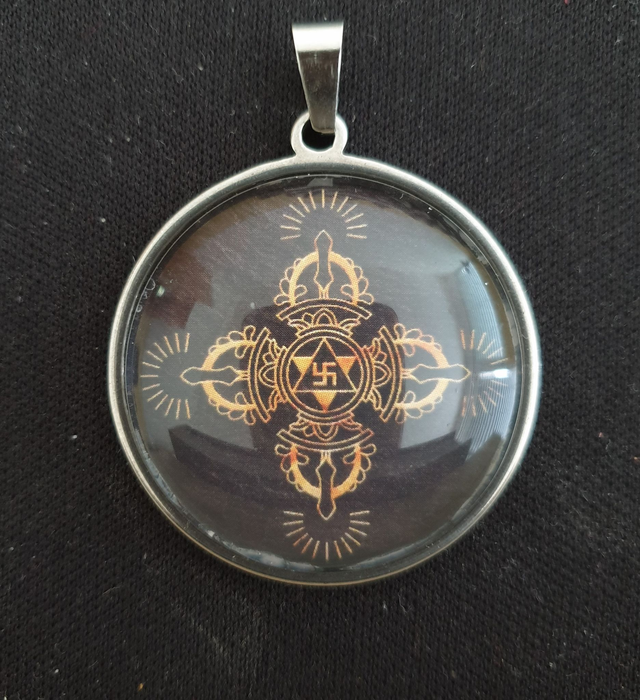 Cabochon Glass round N°16