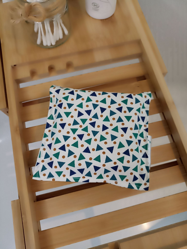 Ensemble de 8 carrés visage avec étui assorti - Khéops