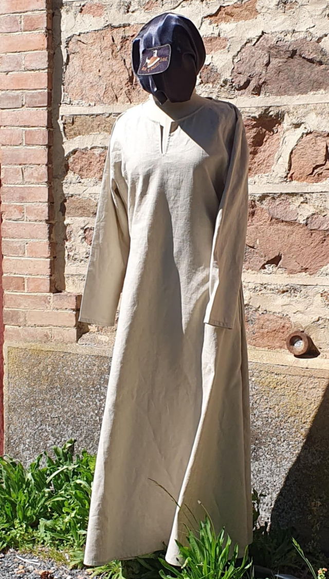 Robe à godets en lin