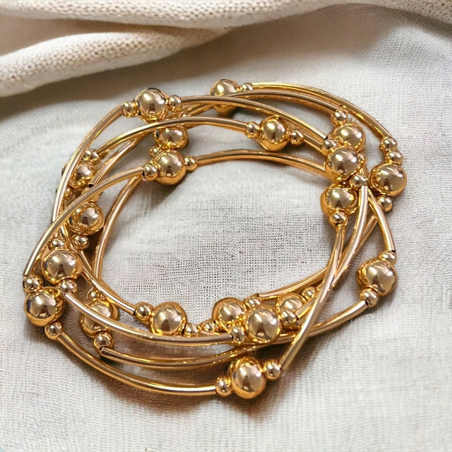 Multi Strand Gold Bracelet 