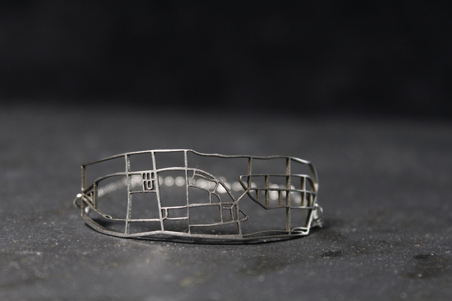 Paris  Ile de la Cite &amp; Ile Saint-Louis | Bracelet libre | Inox | Dedale