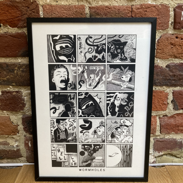 Wormholes 1 / silkscreen 