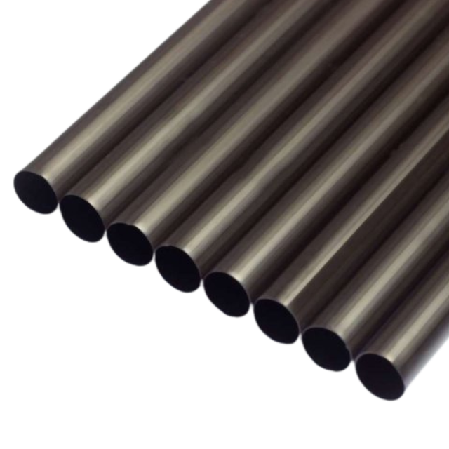 50 Stk. MEHRWEG JUMBO Trinkhalme 8x255mm schwarz