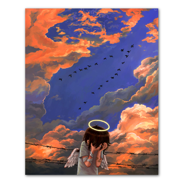 large art print - bittersweet summer 🌻