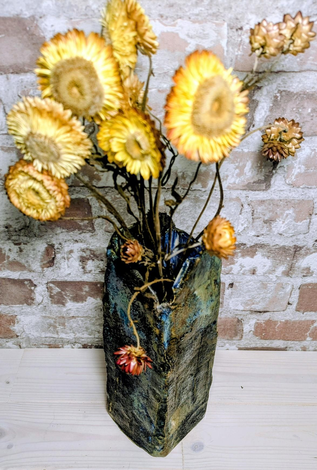 'Rock Pot 6' Stoneware Vase 