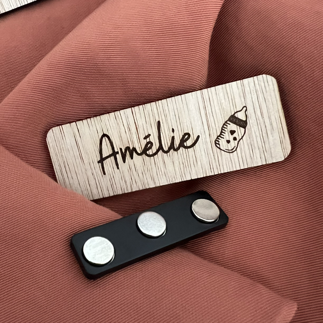 Badge aimanté personnalisé 