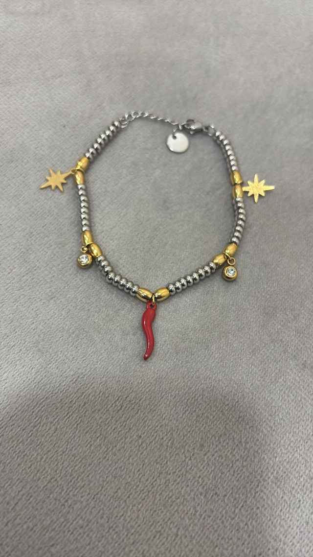BRACCIALE STRASS CORNO